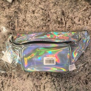 Rue 21 holographic shoulder / waist bag NWT in bag